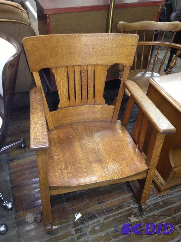 Solid Wood Rocking Chair A little wobbly, nee...