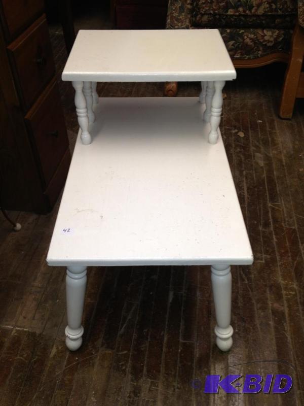 Painted Wood End Table&nbsp...