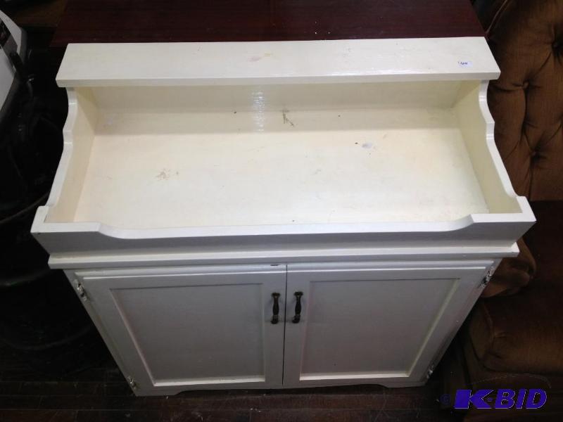 Painted Wood Dry Sink&nbsp...