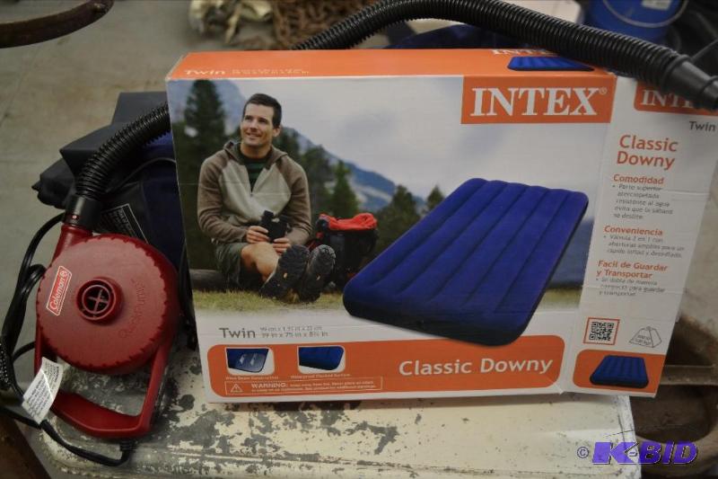 Inflatable Air Mattress, Pump