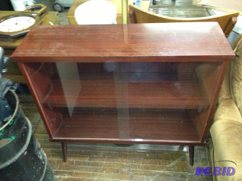 Side Table  Buffet  Solid Wood and Glass  Go...