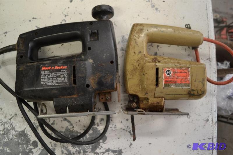 Two Black & Decker Jig Saws
