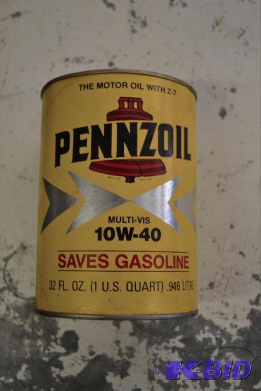 Tin Pennzoil Oil Can