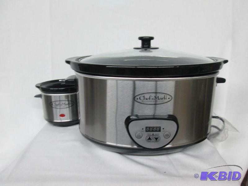 Chefs Mark 6.5qt. Slow Cooker w Mini Crock