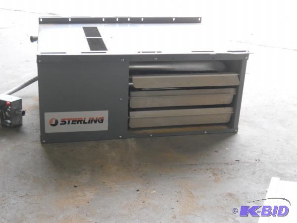 Sterling natural gas unit heater.  Bidder is ...