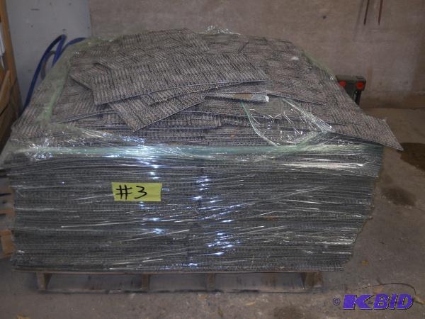 Pallet of 2 x 2 carpet squares.  Bidder is ...