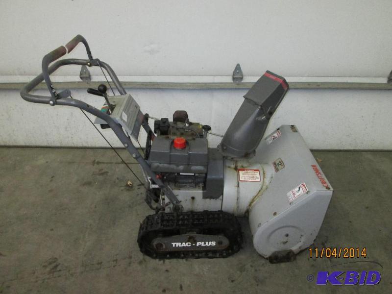 Craftsman 8HP Snowblower With Electric Start ...