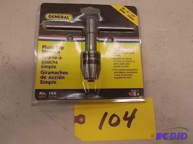 General Tap Wrench, #12- 12&quot, New...