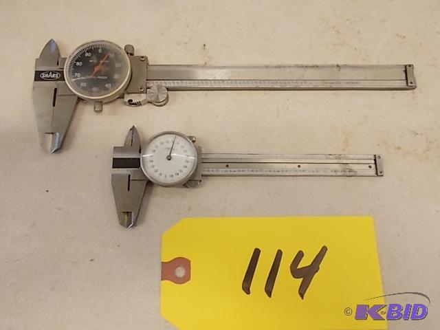 (2) Asstd Dial Calipers...