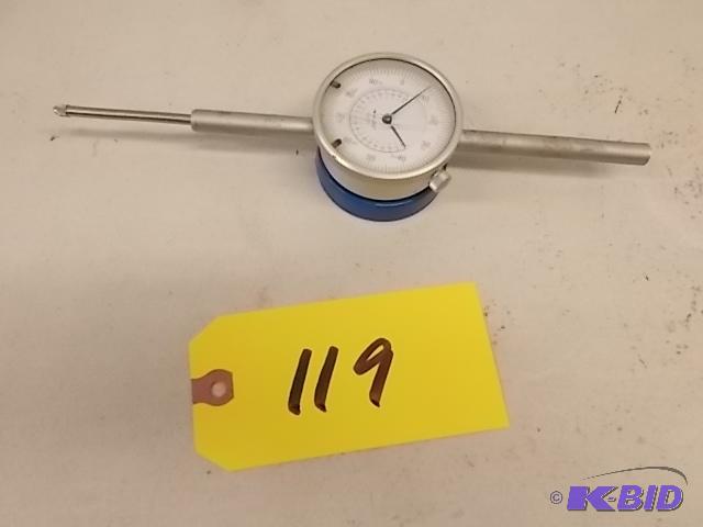 Dial Indicator, 2&quot Travel, Magnetic Back...