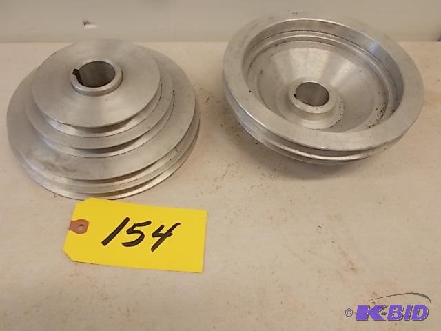 (2) Aluminum Step Pulleys...