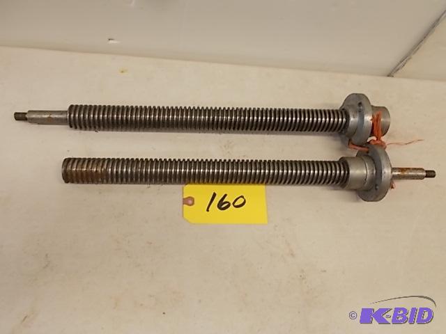 (2) Acme Screws with Nuts, 1 38&quot x 18&q...