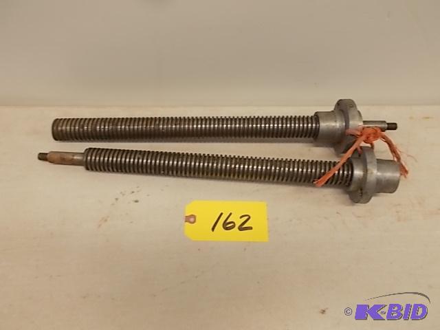 (2) Acme Screws with Nuts, 1 38&quot x 18&q...