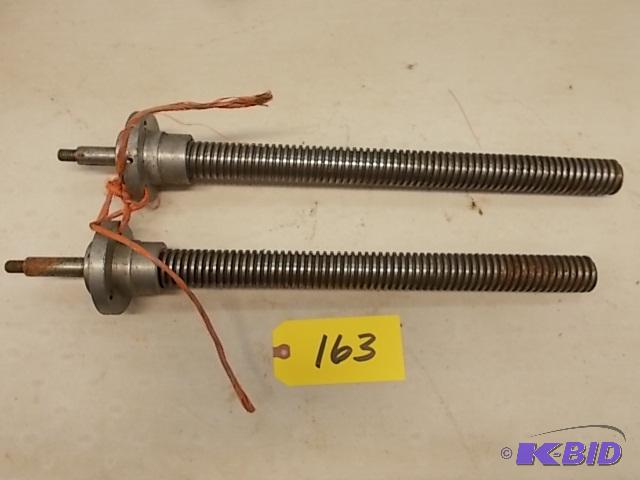 (2) Acme Screws with Nuts, 1 38&quot x 18&q...