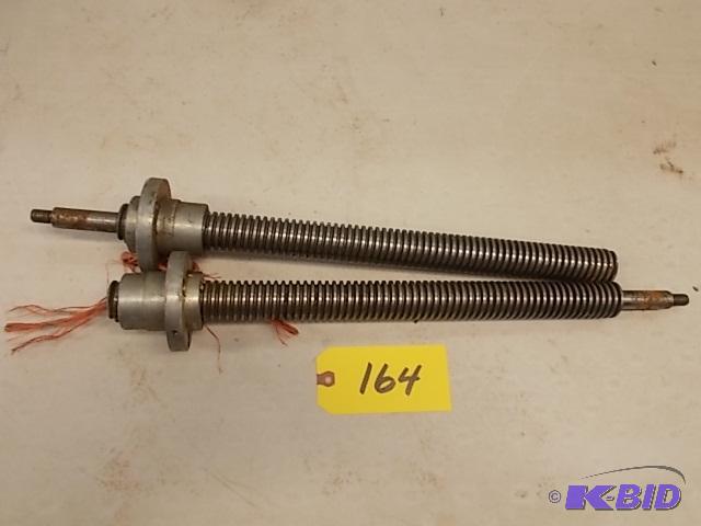(2) Acme Screws with Nuts, 1 38&quot x 18&q...