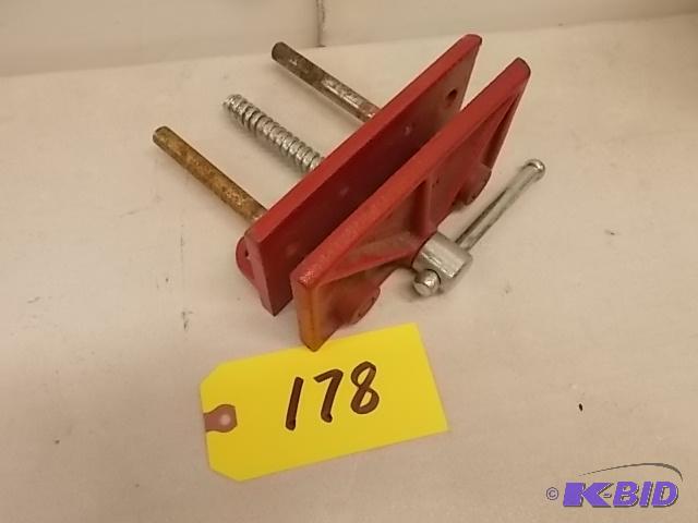 Columbian 176, 6 12&quot Wood Bench Vise...