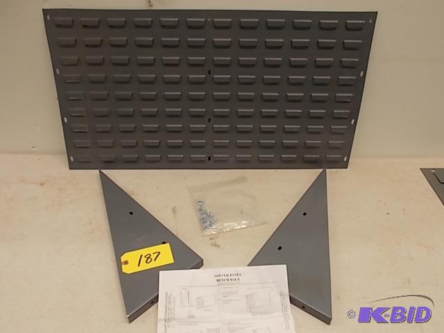 Quantum Louvered Panel Bench Rack for Plastic...