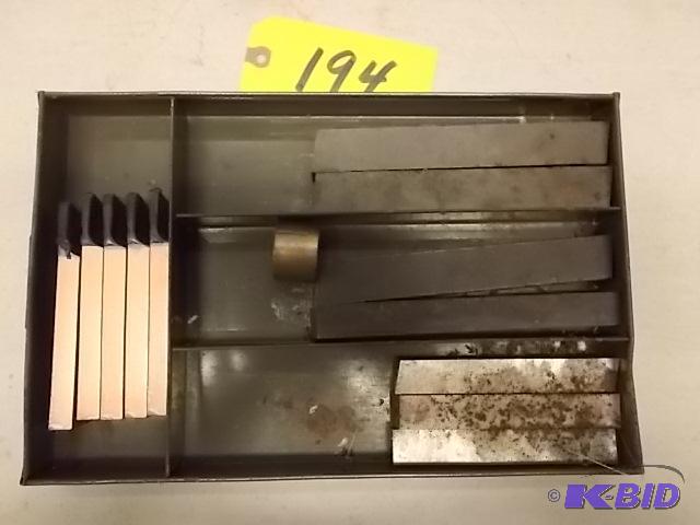 Asstd Carbide Tipped &amp HSS Lathe Cutters...