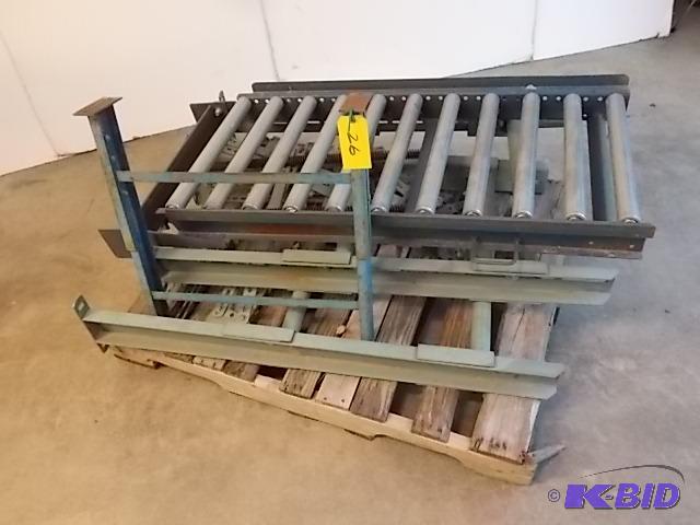 2 x 4 Roller Conveyor With Stands...