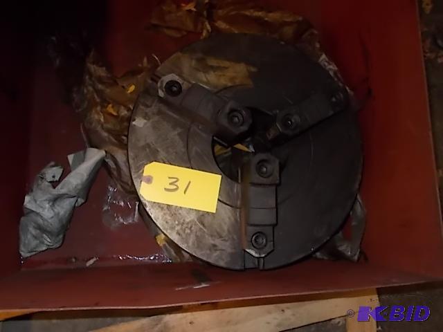 16&quot 3-Jaw Chuck In Steel Box...