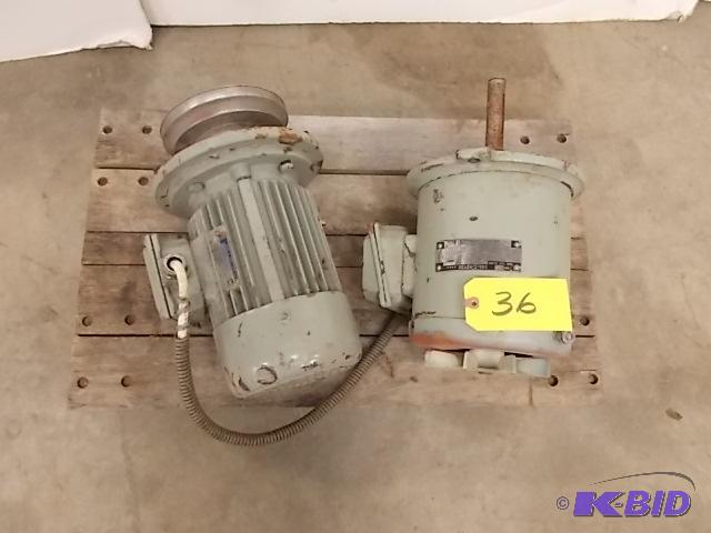 (2) Milling Machine Motors, Works...