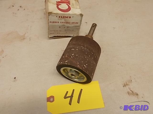 Clesco 3&quot x 3&quot Rubber Sanding Drum...