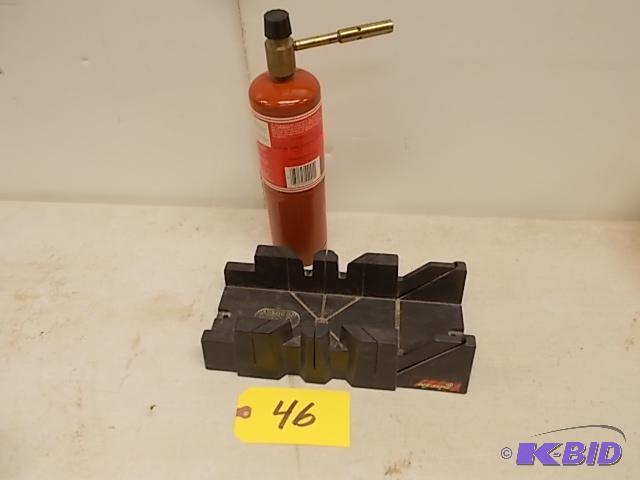 Propane Torch &amp Miter Box...