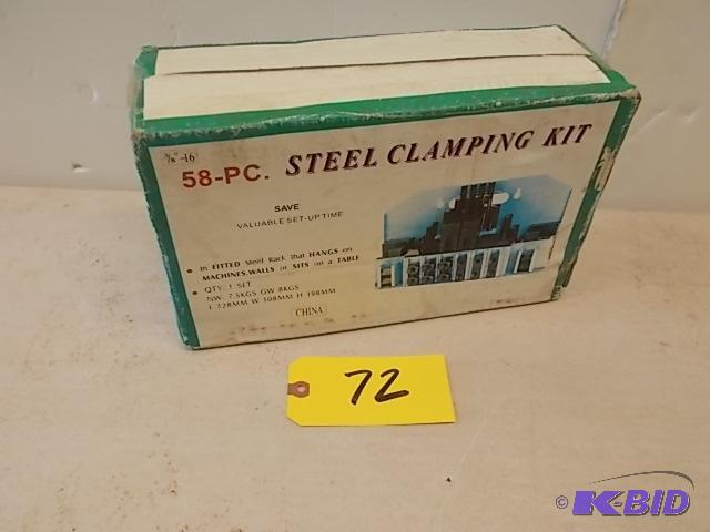 58 pc. Steel Clamping Set, New...