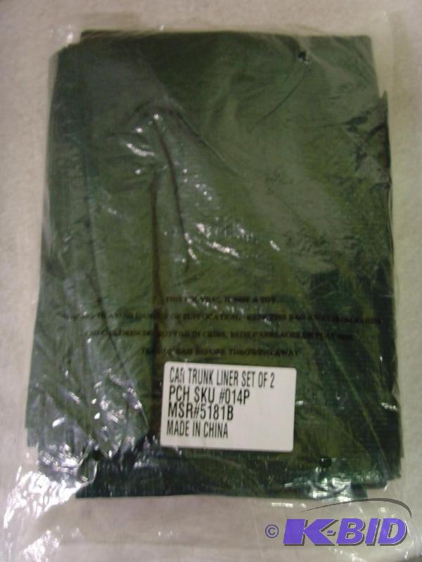 lot 116 image: Set of 2 Car Trunk Liners