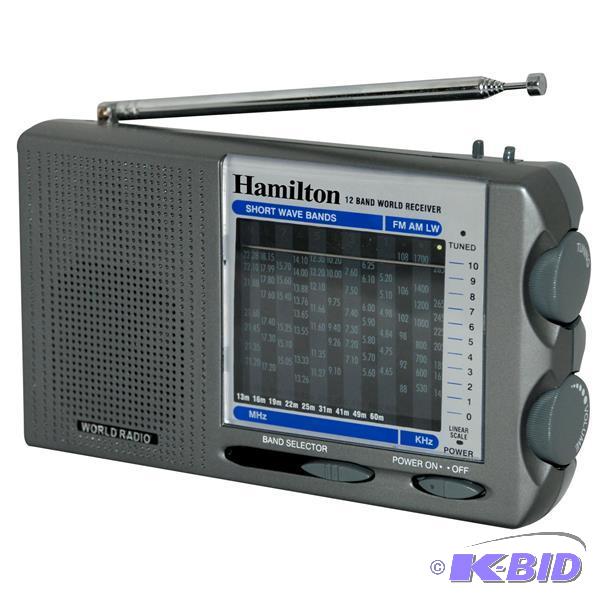 lot 142 image: Hamilton World Band Radio AMFM