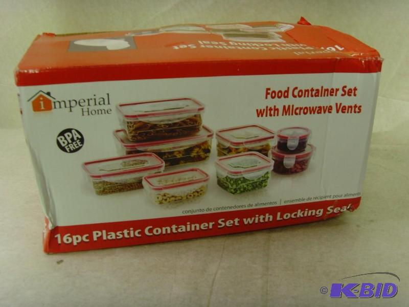 lot 151 image: 16 Piece Food Container Set