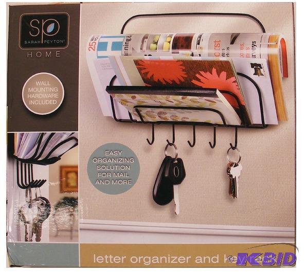lot 169 image: Letter Organizer and Key Rack