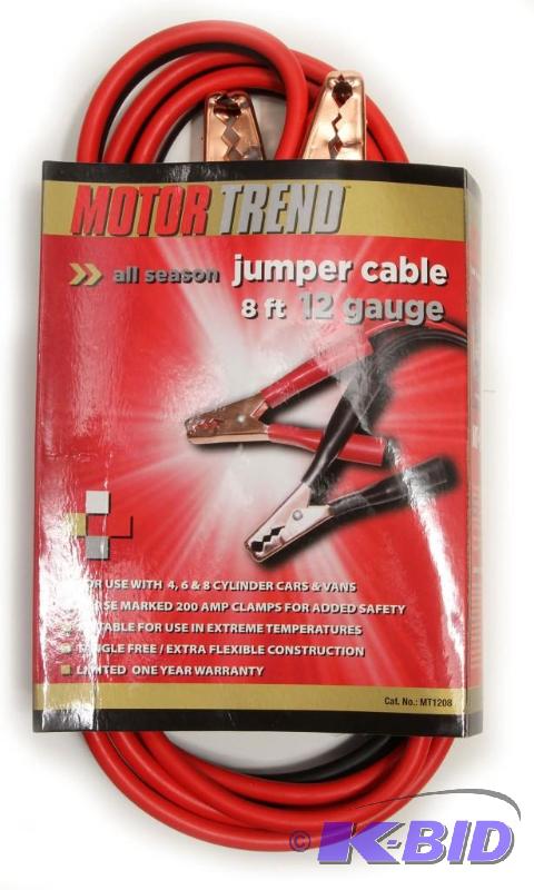lot 171 image: Motor Trend Jumper Cables 250-AMP