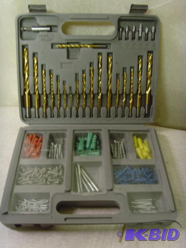 lot 184 image: Drill Bit and Screw Accessory Set
