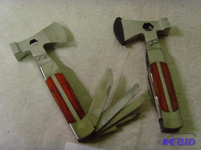 lot 191 image: 8 in 1 Multi-Function Axe Tools
