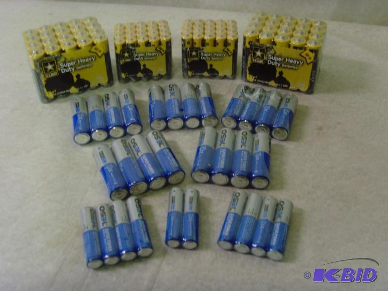 lot 256 image: 112 Piece Battery Lot