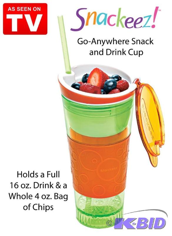 lot 35 image: As Seen On TV Snackeez 2 in 1 Cup