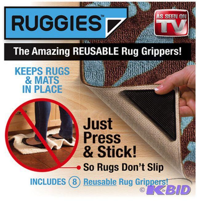 lot 38 image: As Seen On TV Ruggies Rug Grippers