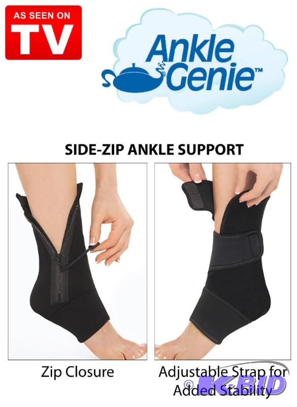 lot 55 image: As Seen On TV Ankle Genie 2 Pack