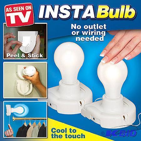 lot 70 image: As Seen On TV InstaBulb 2 Pack