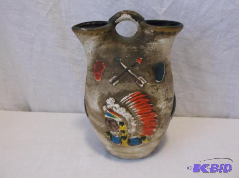 lot 29 image: Indian Wedding Pitcher measuring 5" L x ...