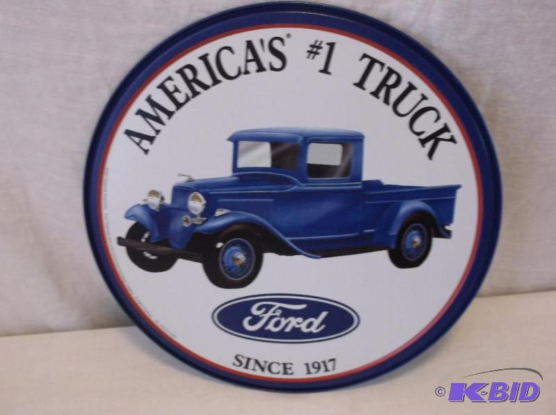 lot 46 image: Collectable Ford sign measuring 11 34" ...