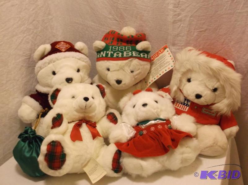 lot 99 image: Nice lot of Santa bears....