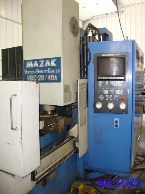 lot 25 image: Mazak Vertical Machining Center