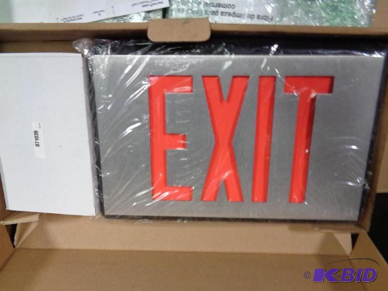 lot 34 image: EXIT Sign