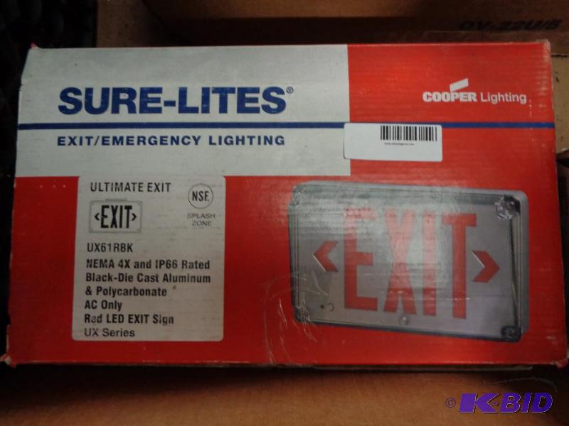 lot 48 image: EXIT Sign