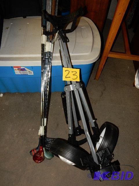 8 Golf Clubs, 1 Wilson Iron, 3 Sam Snead Iron...