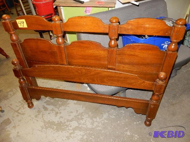 Double Bed Head and Foot Board. No side rails...