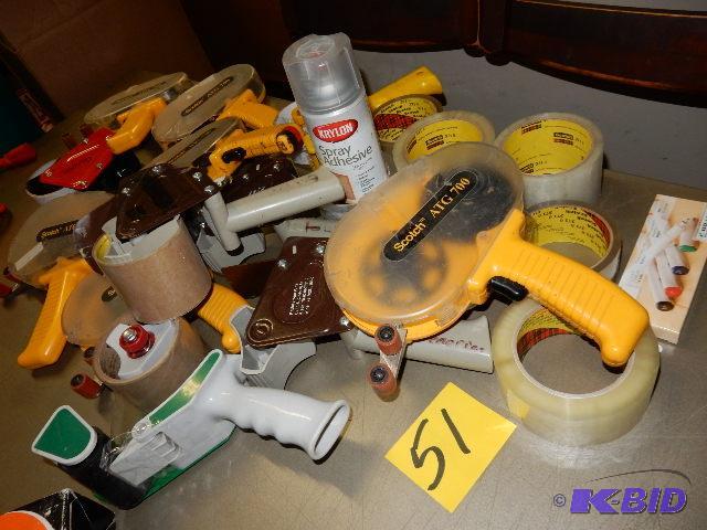 Misc. Tape and Tape machines. See picture clo...