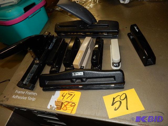 STaplers and HOle Punches...
